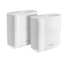 Роутер ASUS XT9 (W-2-PK))//2 access point, 802.11b/g/n/ac/ax, 574 + 4804Mbps, 2,4 + 5 gGz, white ; 90IG0740-MO3B40 (XT9 (W-2-PK))