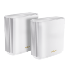 Роутер ASUS XT9 (W-2-PK))//2 access point, 802.11b/g/n/ac/ax, 574 + 4804Mbps, 2,4 + 5 gGz, white ; 90IG0740-MO3B40 (XT9 (W-2-PK))