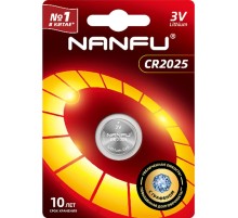NANFU Батарейка литиевая 2025  (1 шт. в уп-ке)