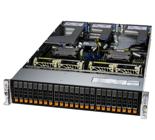 Сервер Supermicro Hyper A+ Server 2U 2125HS-TNR noCPU(2)9004 EPYC/TDP 290W/no DIMM(24)/24 NVME(SATA/SAS optional)/2-port 10GBase-T/2x1600W(2nd config) Сервер Supermicro Hyper A+ Server 2U 2125HS-TNR noCPU(2)9004 EPYC/TDP 290W/no DIMM(24)/24 NVME(SATA/SAS optional)/2-port 10GBase-T/2x1600W(2nd config)