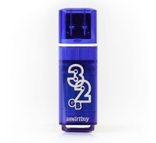 Smartbuy 032GB Glossy series Dark Blue 3.0/3.1  (SB32GBGS-DB)