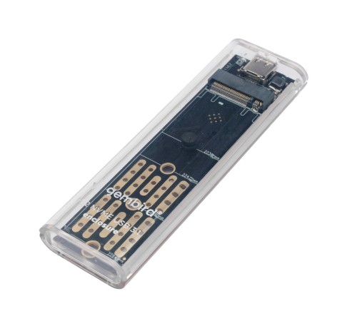 Gembird EEM2-NVME-2 Внешний корпус USB 3.1 для M2 NVME порт Type-С, пластик, прозрачный Gembird EEM2-NVME-2 Внешний корпус USB 3.1 для M2 NVME порт Type-С, пластик, прозрачный