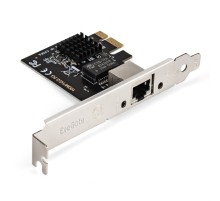 Exegate EX296212RUS Сетевой адаптер ExeGate EXE-251 (PCI-E x1 v2.0, 1xRJ45, UTP 100Mbps/1000Mbps/2.5Gbps RTL8125B)