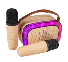 Exegate EX294943RUS Караоке-система Bro 330 (8Вт, 80-15000Гц, Bluetooth, Li-Ion, 1200mAh, с поддержкой USB и TF/microSD карт, 3,5mm audio