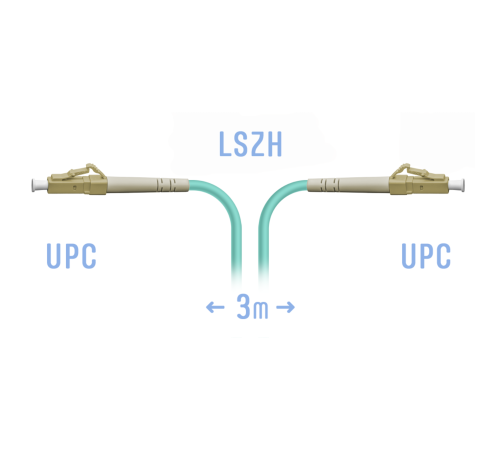 Патчкорд оптический LC/UPC MM 3m