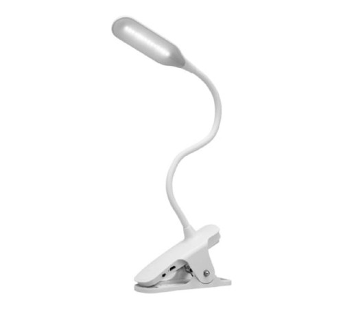 Rexant 609-001 Светильник настольный Click 4Вт, LED, 4000К, диммируемый 3 ступени, заряжаемый, на прищепке, белый Rexant 609-001 Светильник настольный Click 4Вт, LED, 4000К, диммируемый 3 ступени, заряжаемый, на прищепке, белый