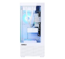 Корпус Formula Crystal Z1 PLUS белый без БП ATX 2x120mm 2xUSB2.0 1xUSB3.0 audio bott PSU