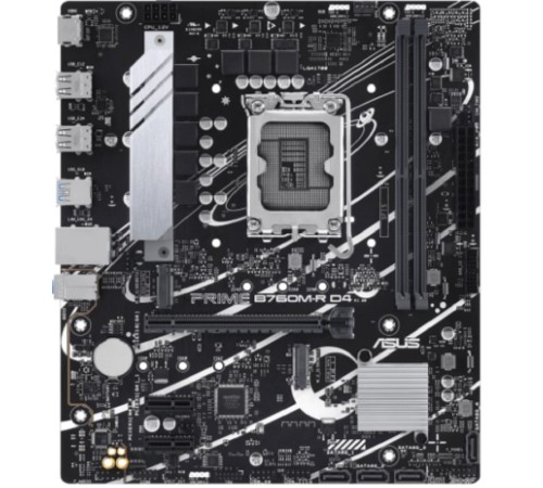 ASUS PRIME  B760M-R D4, LGA1700 2xDDR4 4xSATA3 2xM.2 RAID VGA HDMI mATX