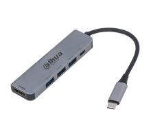 Док станция DAHUA  Док станция 7 in 1 USB 3.1 Type-C to USB 3.0 + HDMI + SD/TF + PD Docking Station (DH-TC37)
