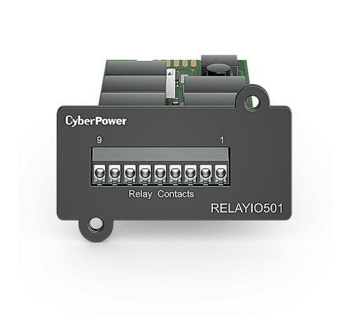Аксессуар к источнику бесперебойного питания CyberPower Карта сухих контактов  CyberPower RELAYIO501 (клеммная колодка) (RELAYIO 501)