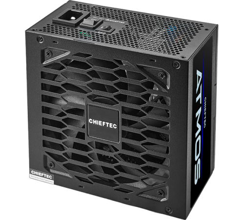 Chieftec Atmos CPX-850FC (ATX 3.0, 850W, 80 PLUS GOLD, Active PFC, 135mm fan, Full Cable Management, Gen5 PCIe) Retail