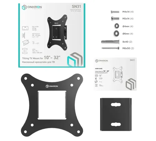 Кронштейн ONKRON ONKRON ONKRON SN31 BLACK