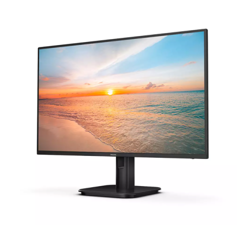 Монитор 23,8" Philips 24E1N1100A 1920x1080, WLED, 16:9, IPS, 250cd, 1300:1, MID, 4ms, 178/178, VGA, HDMI, 100Hz, Speakers, Tilt, Внеш, VESA, Black, 2y (24E1N1100A/01)