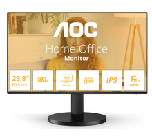 Монитор 23,8" AOC  24B3HA2 1920х1080, WLED, 16:9, IPS, 250cd, 1300:1, 20M:1, 4ms, 178/178, VGA, HDMI, 100Hz, Speakers, Tilt, Внутр, VESA, Black, 3y (24B3HA2)