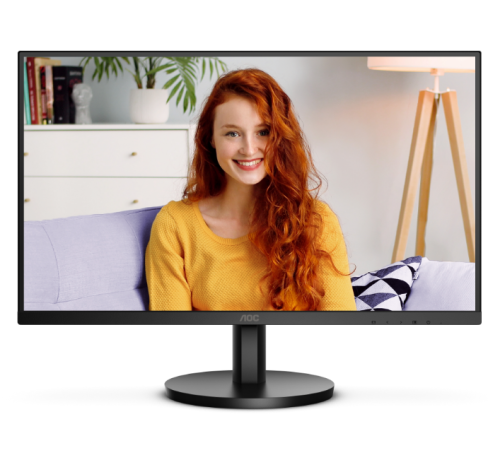 Монитор 27" AOC 27B3HMA2 1920х1080, WLED, 16:9, VA, 250cd, 3000:1, 20M:1, 4ms, 178/178, VGA, HDMI, 100Hz, Speakers, Tilt, Внутр, VESA, Black, 3y (27B3HMA2)