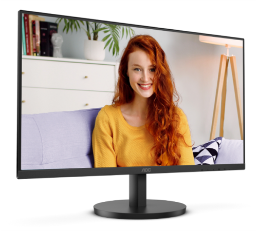 Монитор 27" AOC 27B3HMA2 1920х1080, WLED, 16:9, VA, 250cd, 3000:1, 20M:1, 4ms, 178/178, VGA, HDMI, 100Hz, Speakers, Tilt, Внутр, VESA, Black, 3y (27B3HMA2)
