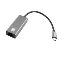 5bites Кабель-адаптер UA2C-45-16BK USB3.1 / RJ45 100MB / AL / GREY