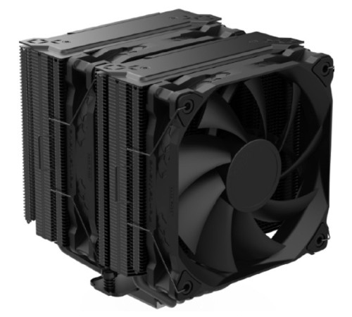 Кулер PentaWave Z06D Black LGA115X/1200/1700/20XX /AM4/AM5 (8 шт/кор, TDP 270W, 2*120mm PWM Fan, 6 тепловых трубок 6мм, медное основание, 600-1950RPM, 12-32,6dBa) Кулер PentaWave Z06D Black LGA115X/1200/1700/20XX /AM4/AM5 (8 шт/кор, TDP 270W, 2*120mm PWM Fan, 6 тепловых трубок 6мм, медное основание, 600-1950RPM, 12-32,6dBa)