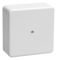 Коробка распаячная ОП КМ 75х75х28 бел. IEK UKO10-075-075-028-K01-E