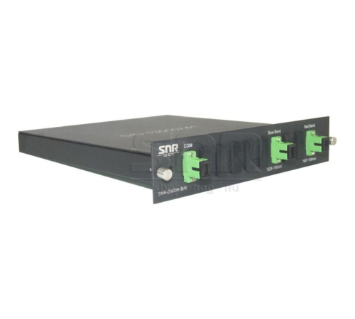 DWDM-фильтр диапазонов "Blue" (1528...1543nm) и "Red" (1547...1564nm) в 1/2U слоте DWDM-фильтр диапазонов "Blue" (1528...1543nm) и "Red" (1547...1564nm) в 1/2U слоте