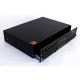 Hyperline FO-19V-2U-6xSLT-W130H30-48UN-BK Бокс оптический универсальный 19" выдвижной, с полкой, от 8 до 48 портов (SC, duplex LC, ST, FC), со сплайс пластиной, без пигтейлов и проходных адаптеров, 2U, черный Hyperline FO-19V-2U-6xSLT-W130H30-48UN-BK