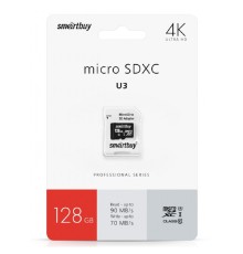 Smartbuy 128GB Cl10 U3 (SB128GBSDU3-01)