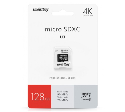 Smartbuy 128GB Cl10 U3 (SB128GBSDU3-01) Smartbuy 128GB Cl10 U3 (SB128GBSDU3-01)