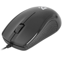 Defender Проводная оптическая мышь Optimum MB-160 черный,3 кнопки,1000 dpi Defender Optimum MB-160 черный (52160)