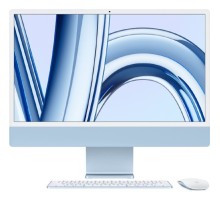 Моноблок Apple iMac 24" Blue (M3/8Gb/256Gb SSD/MacOs) ((MQRQ3ZP/A)) Нужен переходник на EU