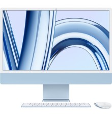 Моноблок Apple iMac 24" Blue (M3/8Gb/256Gb SSD/MacOs) ((MQRQ3ZP/A)) Нужен переходник на EU