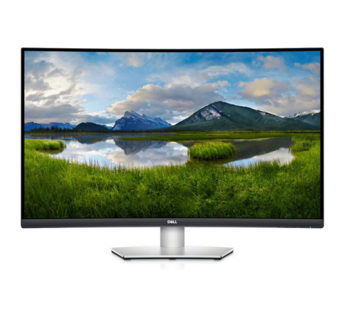 Монитор Dell 31.5" S3221QSA, Curved 4K UHD Monitor, 3840 x 2160 at 60 Hz,  VA, 4 ms,  3000: 1 (Typical), 300 cd/m2 , SP-2*5W, H-AD (S3221QSA)