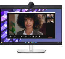 Монитор Dell 27" P2724DEB, Video Conferencing Monitor, IPS, QHD 2560 x 1440 at 60Hz, 16:9, 350 cd/m2, 1000:1, 5 ms gray to gray, H-AD, 1 x 4MP RGB + IR 2K camera at 30fps, 2 x digital microphone, 5W speakers (P2724DEB)