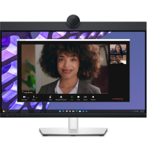 Монитор Dell 27" P2724DEB, Video Conferencing Monitor, IPS, QHD 2560 x 1440 at 60Hz, 16:9, 350 cd/m2, 1000:1, 5 ms gray to gray, H-AD, 1 x 4MP RGB + IR 2K camera at 30fps, 2 x digital microphone, 5W speakers (P2724DEB)