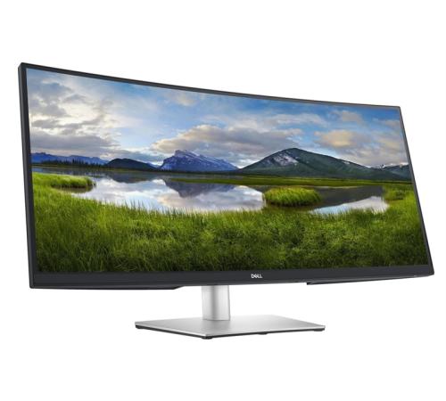 Монитор Dell 34" S3423DWC, Curved USB-C Monitor , 3440x1440 UWQHD 100Hz, VA, 21:9, 300 кд/м, 4 мс, 3000:1, P-Del-65W, H-AD (S3423DWC)