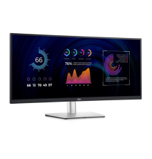 Монитор Dell 34.14" P3424WE  Curved USB-C Hub Monitor 3800R,  IPS, 3440 x 1440 at 60Hz, 300 cd/m ,5 ms  1000:1,  H-AD, PD- 90W, 21:9 (P3424WE)