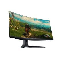 Монитор Dell 34.18" AW3423DWF,Curved QD-OLED Gaming Monitor  , 3440 x 1440 (DisplayPort: 165 Hz, HDMI: 100 Hz), 0.1 ms (gray-to-gray), 250 cd/m2 (typical); 1000 cd/m2 (peak), 1M: 1 (typical) (AW3423DWF)