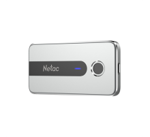 Ssd накопитель Netac Z11 1TB USB 3.2 Gen 2 Type-C External SSD AES 256-bit Fingerprint Encryption, R/W up to 550MB/480MB/s,with USB-C to USB-A cable and USB-A to USB-C adapter 3Y wty (NT01Z11-001T-32SL)