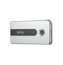 Ssd накопитель Netac Z11 1TB USB 3.2 Gen 2 Type-C External SSD AES 256-bit Fingerprint Encryption, R/W up to 550MB/480MB/s,with USB-C to USB-A cable and USB-A to USB-C adapter 3Y wty (NT01Z11-001T-32SL)