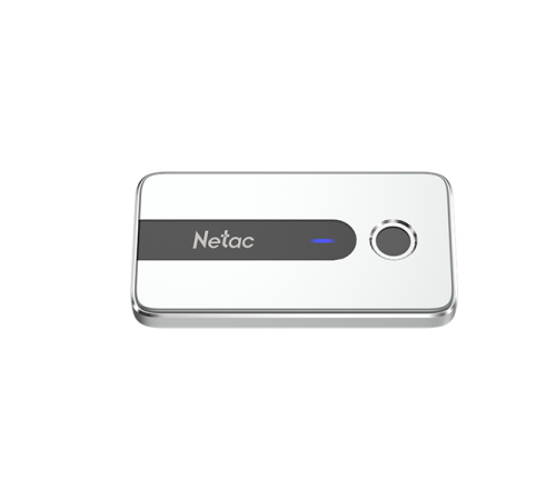 Ssd накопитель Netac Z11 1TB USB 3.2 Gen 2 Type-C External SSD AES 256-bit Fingerprint Encryption, R/W up to 550MB/480MB/s,with USB-C to USB-A cable and USB-A to USB-C adapter 3Y wty (NT01Z11-001T-32SL)