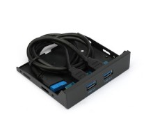 Планка USB 3.0 на переднюю панель 3.5" Gembird, 2 порта USB (FP3.5-USB3-2A)