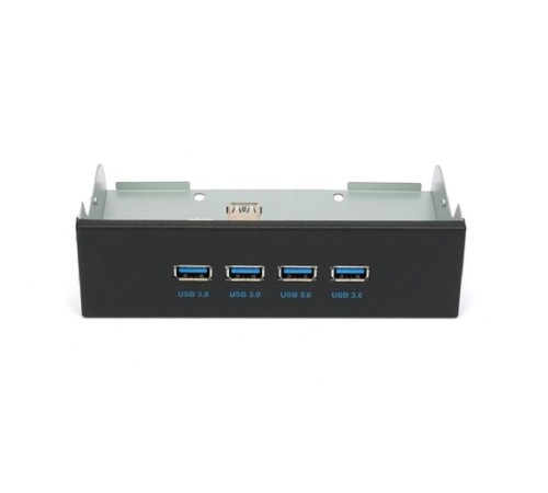 Планка USB 3.0 на переднюю панель 5.25" Gembird, 4 порта USB (FP5.25-USB3-4A) Планка USB 3.0 на переднюю панель 5.25" Gembird, 4 порта USB (FP5.25-USB3-4A)
