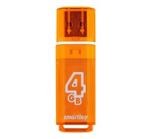Smartbuy USB Drive 4GB Glossy series Orange (SB4GBGS-Or)