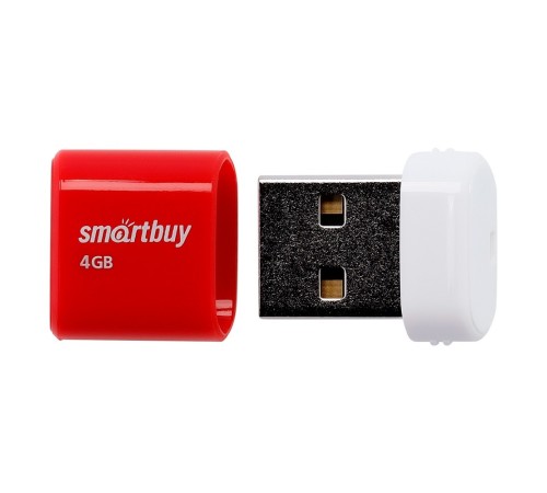 Smartbuy USB Drive 4GB LARA Red (SB4GBLara-R)