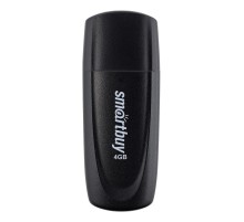 Smartbuy USB Drive 4GB Scout Black (SB004GB2SCK)