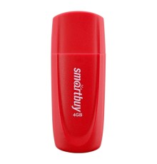 Smartbuy USB Drive 4GB Scout Red (SB004GB2SCR)