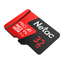 Карта памяти Netac MicroSD card P500 Extreme Pro 32GB, retail version w/SD adapter