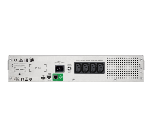 Источник бесперебойного питания APC Smart-UPS C 1000VA/600W, 2U RackMount, 230V, Line-Interactive, LCD, 1 year warranty(REP. SMC1000I-2U) (SMC1000I-2UC)