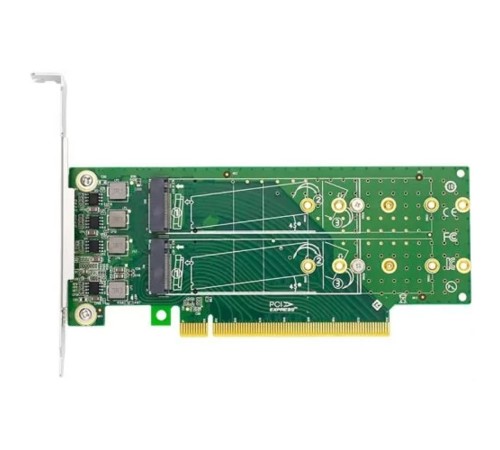 Lr-Link LRNV95NF-L PCIe x16 to 4-Port M.2 NVMe SSD Adapter