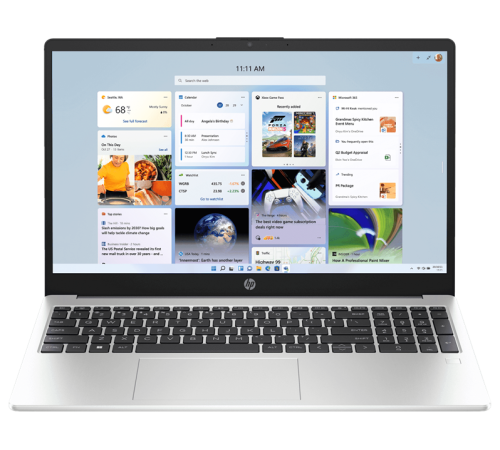 Ноутбук без сумки HP 250 G10 Core i3-1315U 15.6 FHD (1920x1080) AG UWVA 8GB (1x8GB) DDR4,512GB SSD Backlit,41WHr,1.5kg,1y Silver,DOS,KB Eng (8A5C8EA)