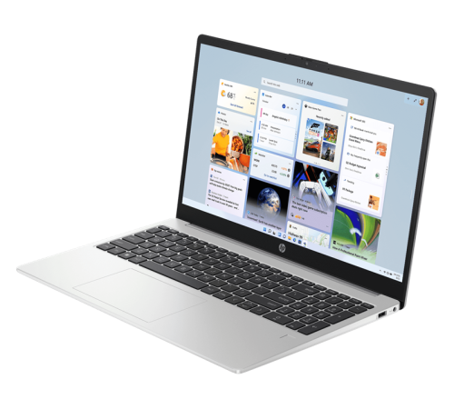 Ноутбук без сумки HP 250 G10 Core i3-1315U 15.6 FHD (1920x1080) AG UWVA 8GB (1x8GB) DDR4,512GB SSD Backlit,41WHr,1.5kg,1y Silver,DOS,KB Eng (8A5C8EA)